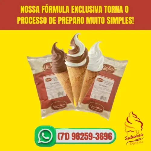 Sorvete expresso de alta qualidade sabor que fideliza seus clientes!