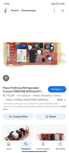 Placa de potência