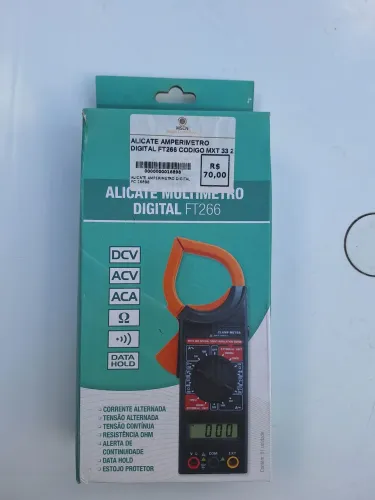 Kit Alicate Multímetro Digital + Ferro de solda 60W