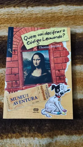 Livro Quem vai decifrar o Código Leonardo? - Thomas Brezina