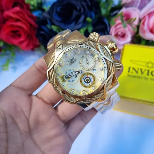 Relógio Invicta Venom dourado 
