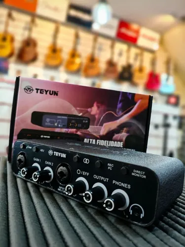 Interface de Áudio para PC / Celular Teyun Q26 (NOVA!)