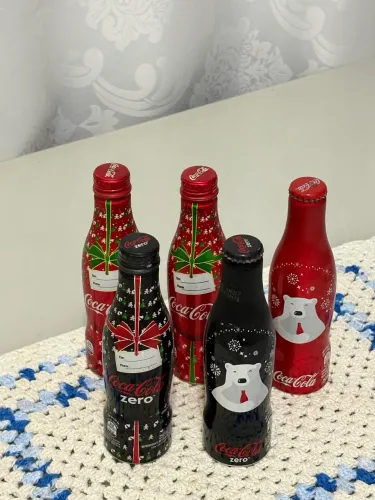 Garrafas de alumínio Natal 8 garrafas 