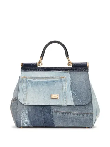 Bolsa de ombro jeans Sicily grande Jeans