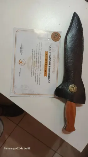 Faça cutelo de ouro 