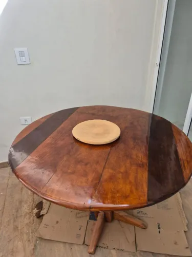 Mesa De Madeira Rústico Reforçada 