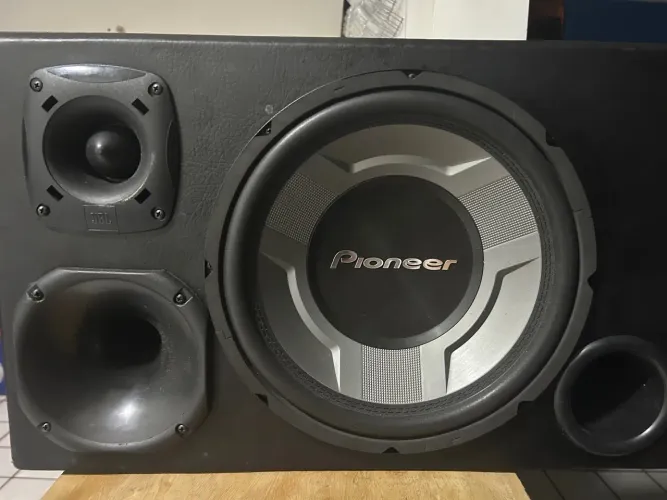 Caixa Trio Som Completa Pioneer 12