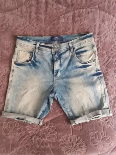 Bermuda Jeans Degradê Masculino 44