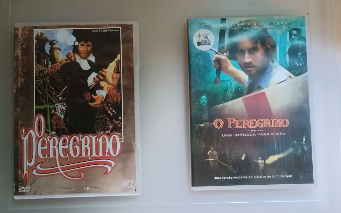 O peregrino. Dois DVDs. Versão mais antiga e versão mais recente. Para sair logo!