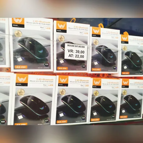 *Promoção caixa fechada com 10 peças Mouse Sem Fio R$ 18,50 un=185,00cx (Jk Eletrônicos)*