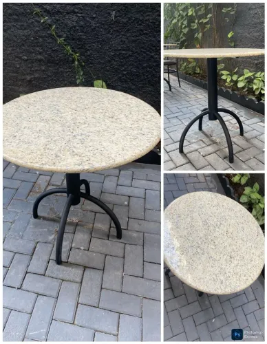 Mesa de granito para Jardim 