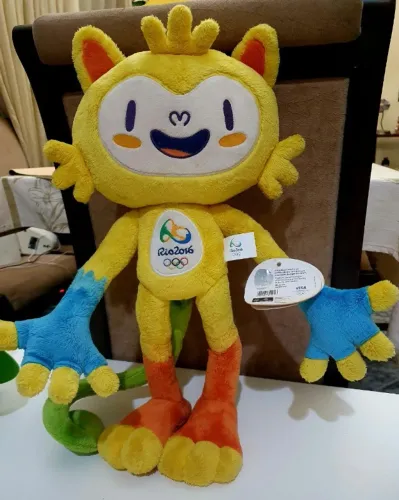 Mascote Olimpiada Rio 2016 Vinicius Original 45cm