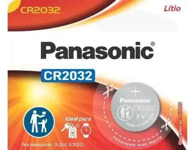 Pilha Moeda 3V CR2032 - Panasonic