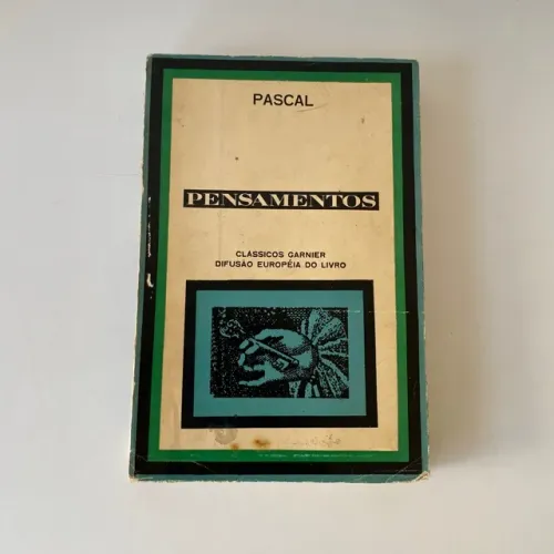 Ref.611 Livro Pensamentos - Pascal (usado, edição antiga para colecionadores)