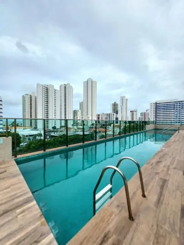 Edf. Torremolinos | Possui 54M² com 2 quartos (1 SUÍTE) em Pina | Móveis fixos | Lazer