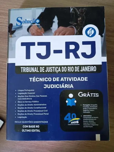 Apostila TÉCNICO JUDICIÁRIO TJ-RJ 2025