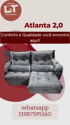 SOFA RETRATIL, DIVERSOS TAMANHO VENHAM CONFERIR NOSSOS MODELOS!!