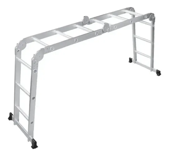 Escada Multifuncional Em Alumínio 8 Em 1 Worker 428132 - 3x4