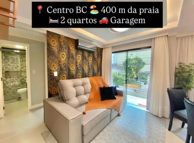 2 Quartos Mobiliado | Centro BC | 400m da Praia | Aluguel Anual