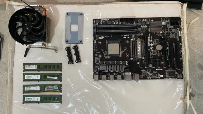 Kit Processador + Cooler Box + Memórias RAM