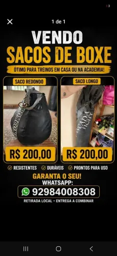 Saco de boxe