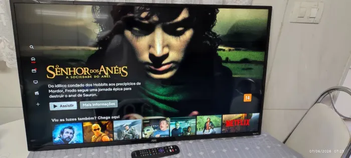 TV AOC LED Smart 43 polegadas