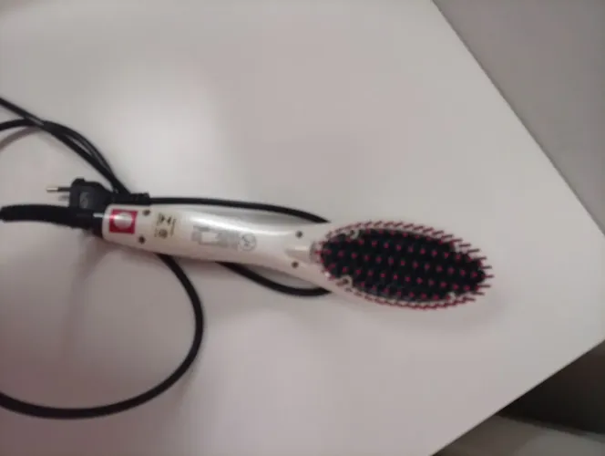 Escova alisadora de cabelo eletrica