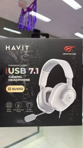FONE HEADSET HAVIT GAMER USB 7.1 - BRANCO