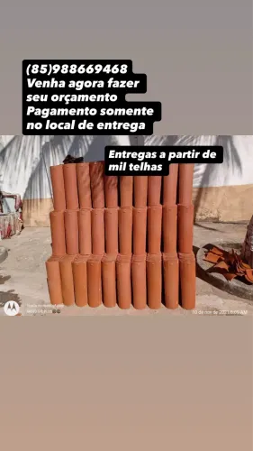 Telha colonial de Primeira e intermediária