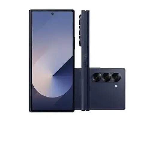 Smartphone Galaxy fold 6 absolutamente novo cor azul 512gb nao flip fold 7 5 4 3 zerado