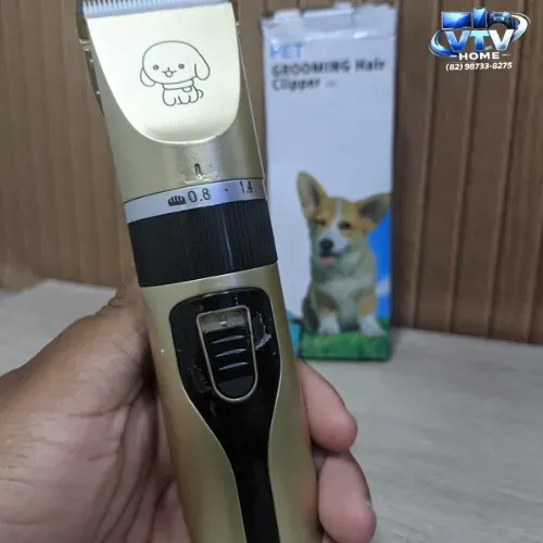 Maquina de Tosar PET Recarregável + Entrega Grátis 