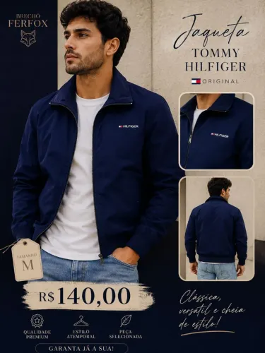 Jaqueta Tommy Hilfiger, tamanho M