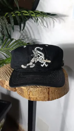 Boné vintage TAZ White Sox 90's