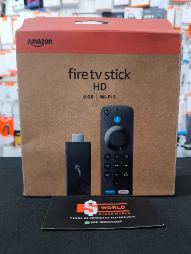  * Fire Stick HD Amazon Original - Pronta entrega. Store World 