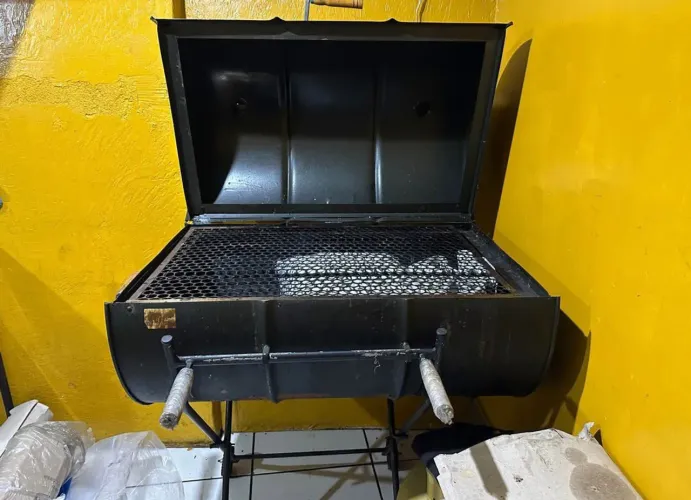 Barril de churrasqueira