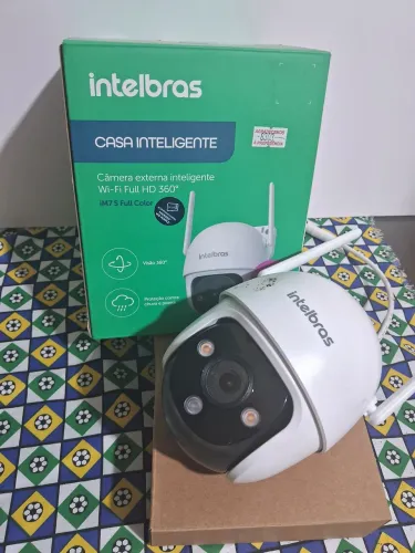 Câmera Intelbras iM7 S Full Color 360° Wi-Fi + Cartão 32GB | Completa | R$ 350