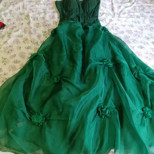 Vestido de Festa Verde Esmeralda - Excelente estado 