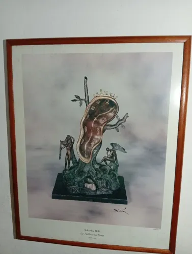 Quadro gravura Salvador Dali vintage oficial
