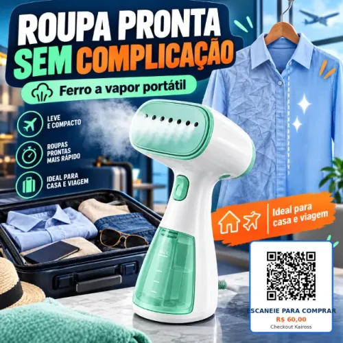 ferro a vapor portatil