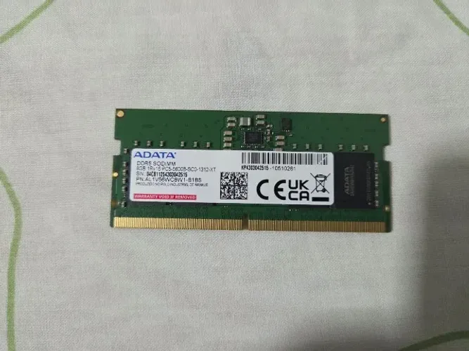 Memória Ram 8gb - DDR5 - 5600mhz - Adata - Usada.