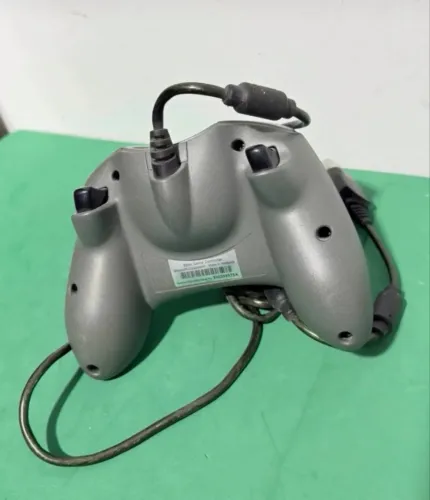 Controle xbox classico green jewel grey joystick manete