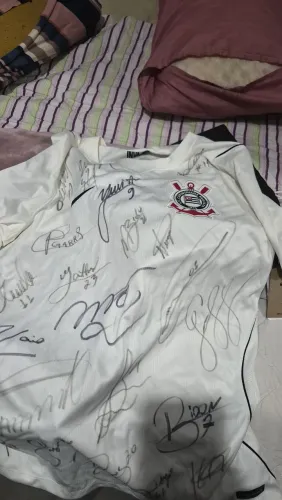 CAMISETA DO CORINTHIANS AUTOGRAFADA
