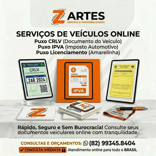 Documentos do carro em dia, sem sair de casa! 