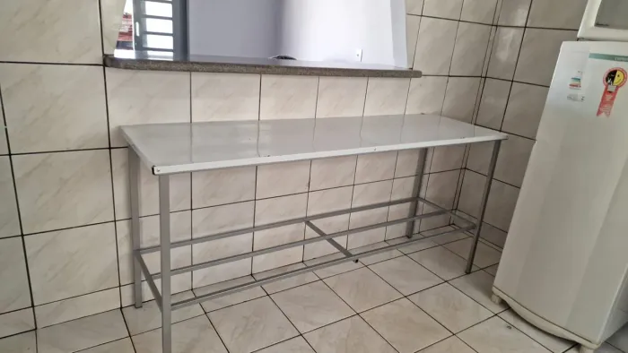 Mesa tampo Inox 1,90mt