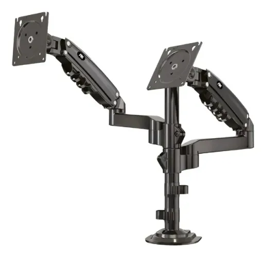 Suporte De Mesa Pix-h160 Com Pistão A Gás para 2 Tv/monitor 17 A 35 Polegadas