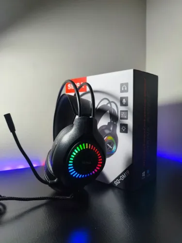 Headset Gamer com Led RGB NOVO - Adaptador P3, P2 USB - (PC, Ps4, Xbox, Ps5)