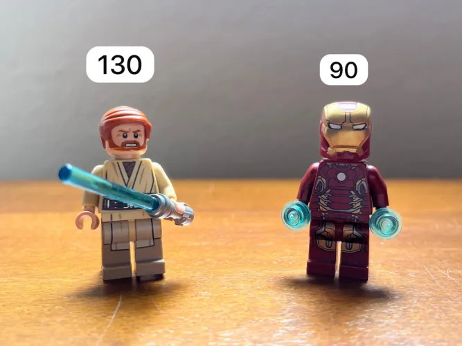 LEGO HOMEM DE FERRO E LEGO OBI-WAN
