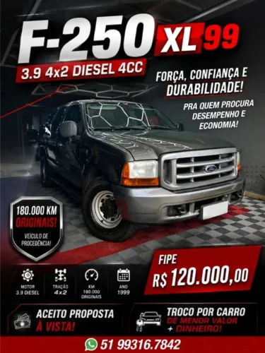 Ford F-250 XL 3.9 4X2 Diesel 1999