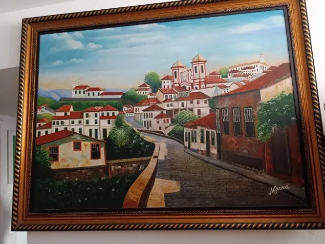 quadro de pintura a óleo