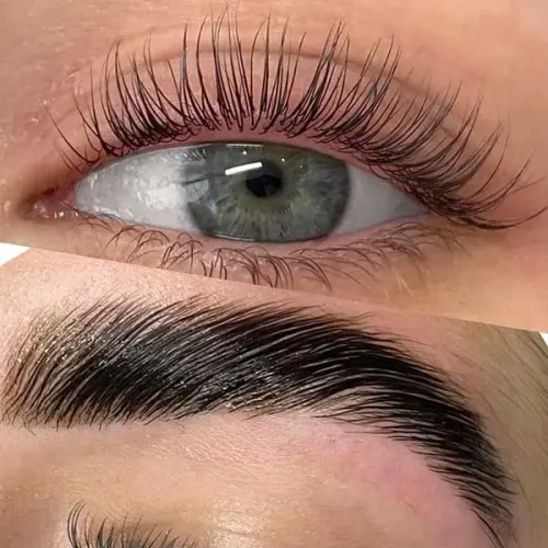 Brow lamination + lash lifting